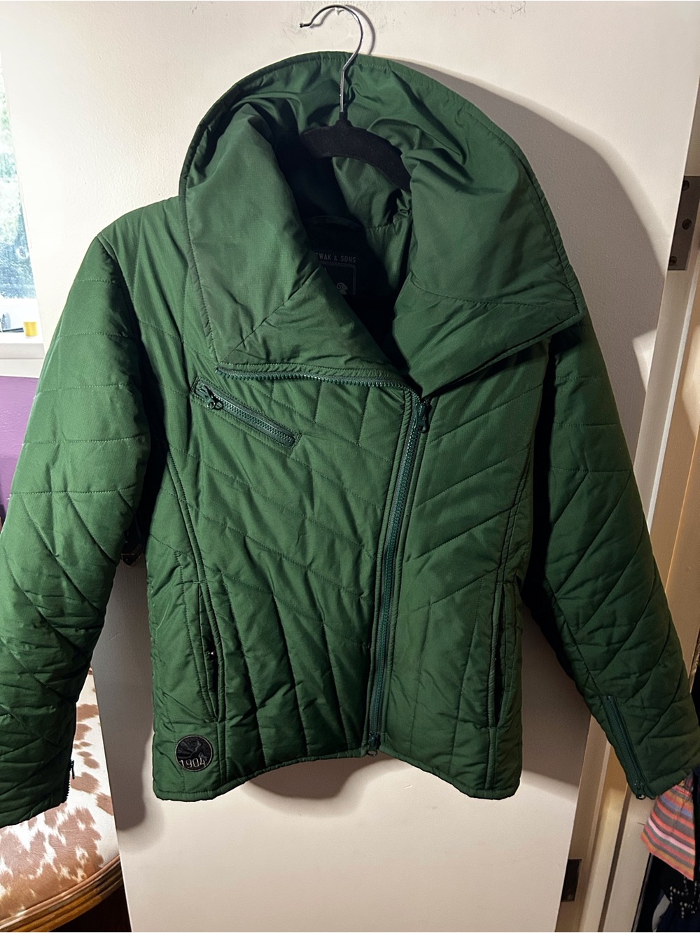 Spiewak Forest Green Quilted Puffer Jacket